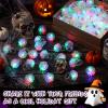 Leyndo 150 Pcs Bumpy Colorful LED Light up Rings, Glow Lights view 4