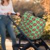Muishi American Football On Green Baby Car Seat Covers Carseat Canopy Soft Infant Stroller Cover Nursing Breastfeeding Covers for Girls Boys Newborn view 3