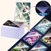 100 Penny Sleeves and 100 Top Loads, EDUDIIU 35PT Card Sleeves Hard Plastic, 3" x 4" Hard Card Protectors, Rigid Toploads for Yugioh, Baseball, Sports Cards view 4