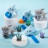Lenwen 8 Pcs Plush Shark Slap Bracelets Stuffed Animals for Kids Cute Wrist Slap Bands Sea Animal Patting Wristband for Birthday Party Favors Boys Girls Gifts view 3