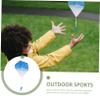 FOYTOKI 6pcs Mini Soldier Parachute Toy Fun Flying Toy for Boy Girl Promotes Creativity and Random Styles for Boys and Girls view 3