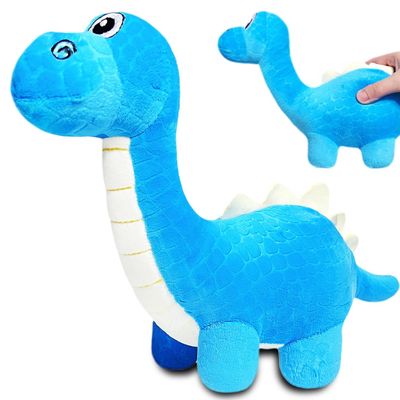 12'' Blue Brachiosaurus Plush Toys for Kids and Babies, Cute Dinosaur Stuffed Animals for Boys and Girls, Kawaii Dinosaur Plushies, Stuffed Animal Plush Toys for Dino Themed Party Decorations