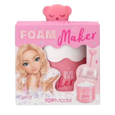 Depesche 13505 TOPModel Beauty and Me Foam Maker in Pink and White with Bear Design for Soap and Cleansing Gel, Multicoloured