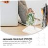PHENOFICE 8pcs Doll Armature Wear-resistant Plastic Figure Holder Displaying Rack view 2