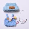 Clothes for 17cm Dolls Clothes Accessories(Just Clothes No Doll), Cute Jumpsuit&hat Outfit Suitable for 6.69inch (17cm) Doll Soft Cotton Clothing Replacement view 1