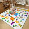 Mfmiudole Safari Zoo Alphabet Play Mat 71"59" Baby Gyms Playmats for Playpen Giant Waterproof ABC Learning Mat for Toddlers, Jungle Themed Nursery Floor Thicken Soft Padding for Toddlers Infants view 2