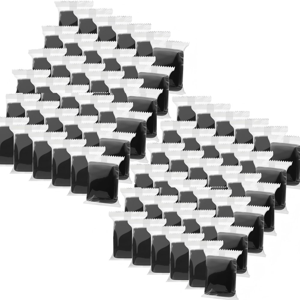 Black Air Dry Clay Wolwefa 72 Packs Air Dry Foam Clay, Moldable Super Light Clay Perfect for Arts, Crafts, Classroom Teaching