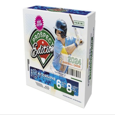 2024 Panini Prospect Edition Baseball Trading Card Hobby Box (6 Autographs Per Hobby Box)