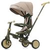 7 in 1 Baby Tricycle for 0 to 12 Months, Foldable Toddler Tricycle with Adjustable Parent Handle, Removable Pedals, Canopy, and Guardrail, Perfect for Outdoor Adventures (Dark Green) view 1