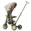7 in 1 Baby Tricycle for 0 to 12 Months, Foldable Toddler Tricycle with Adjustable Parent Handle, Removable Pedals, Canopy, and Guardrail, Perfect for Outdoor Adventures (Dark Green) view 2