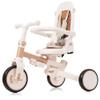 7 in 1 Baby Tricycle for 0 to 12 Months, Foldable Toddler Tricycle with Adjustable Parent Handle, Removable Pedals, Canopy, and Guardrail, Perfect for Outdoor Adventures (Light Brown) view 2