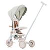 7 in 1 Baby Tricycle for 0 to 12 Months, Foldable Toddler Tricycle with Adjustable Parent Handle, Removable Pedals, Canopy, and Guardrail, Perfect for Outdoor Adventures (Blue) view 2