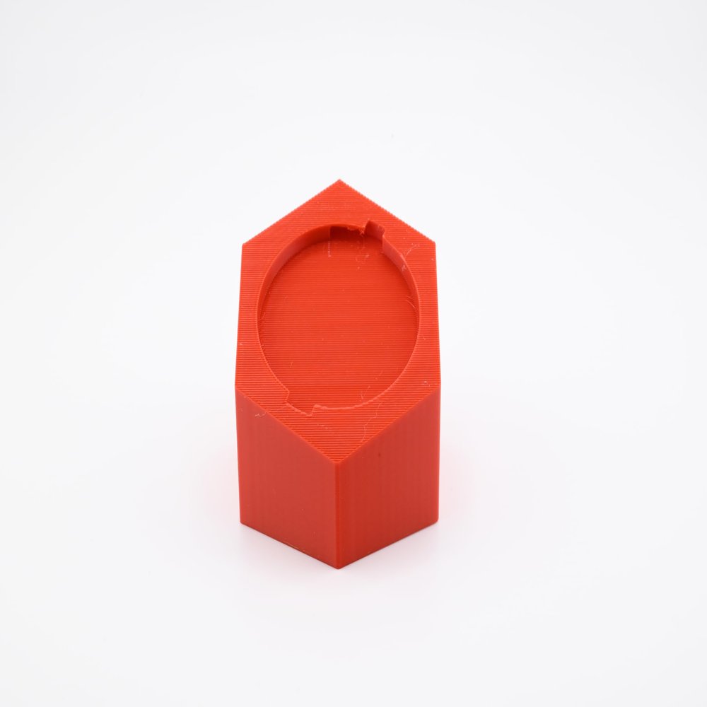 Nexus Box Coin Display Stand for Lightning MMPR - Lightning Collection Coin Holder (Red, Small)