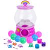 Gumball Magic - Magical Interactive Light Up Machine with 7 Gumball Surprises Inside! Includes 4 Collectible Squishy Fidget Toys, 3 Puffy Sticker Sets, and Positive Affirmations in each Gumball! view 1
