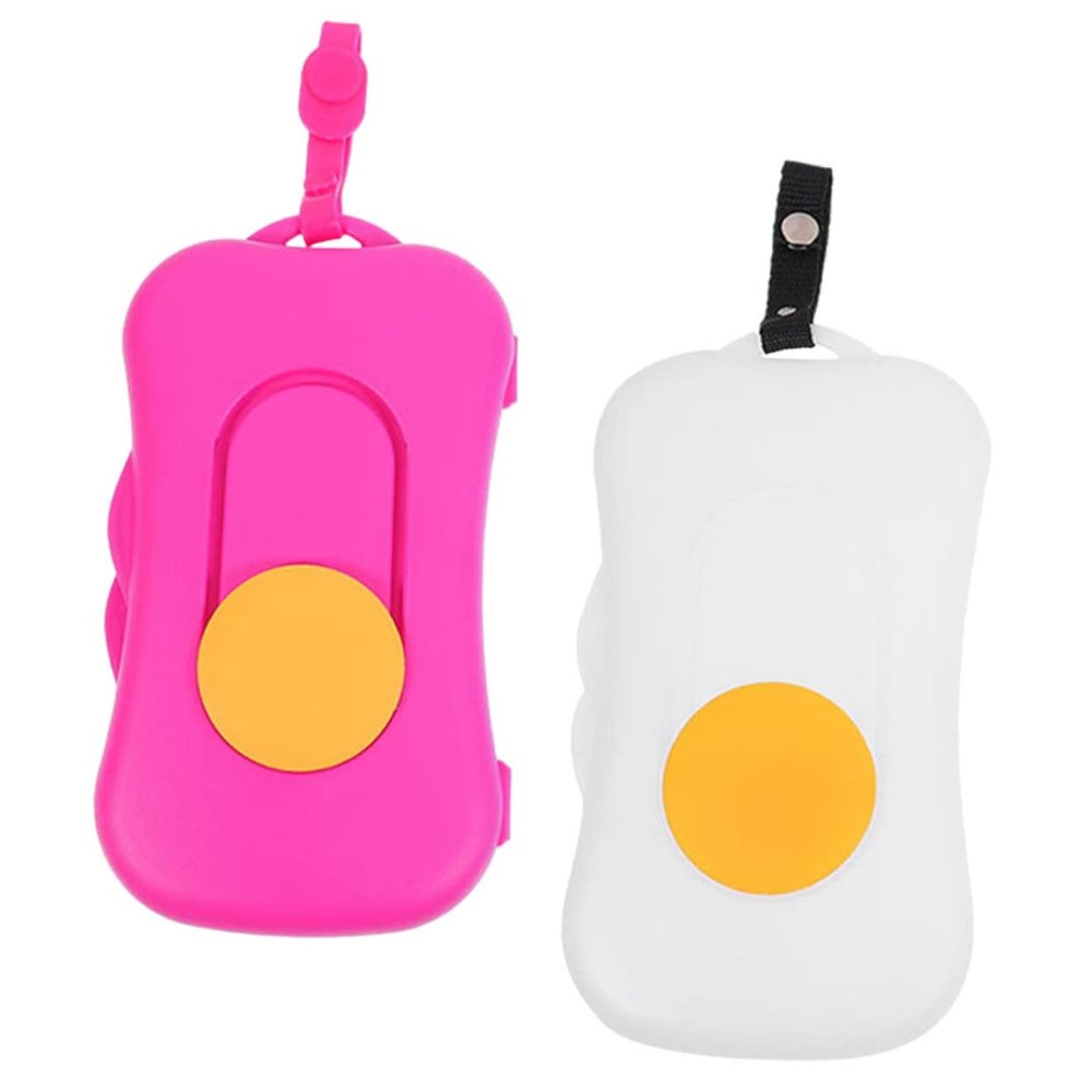 2pcs Portable Baby Wipes Dispenser Box Reusable PP Holder