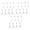 TOBBOMEY 12pcs Action Figure Display Stand Transparent Doll Rack for Collectible Figures and Lightweight Support for Home Store and Display Use view 1