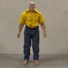 1/12 Scale Miniature Custom Handmade Animated X-Men Wolverine Logan Civilian Outfit for 6 inch Muscular Body Action Figure view 4