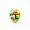 1:12 Miniature Clay Easter Egg Basket Dollhouse Food Holiday Decoration view 1