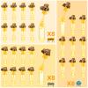 Construction Trucks Party Favors Bubble Wands for Kids Excavator Tractor Bubbles Construction Themed Birthday Party Supplies Goody Bag Stuffers Bubble Toy 24 pcs view 2