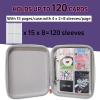 Sparkly Card Case Holder for Yoto Cards , 120-Pockets binder with Zipper view 3