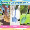 3PCS Beach Shovel Sandbox Toy, 16 inch Heavy Duty Shovel Garden Digging Bath Water Pool Toy for Kid Adult, Garden Digging Sand Toy Camping Travel Beach Essential view 3