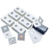 3 Assorted Sizes 300 Pieces Coin Flips 2" x 2" Cardboard Coin Holders Mylar Coin Flips for Colletors Coin Collection Supplies for Penny, Nickel, Quarter Collecting (20.5mm, 23mm, 25mm) view 1