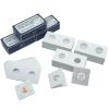 3 Assorted Sizes 150 Pieces Coin Flips 2" x 2" Cardboard Coin Holders Mylar Coin Flips for Colletors Coin Collection Supplies for Penny, Nickel, Quarter Collecting (20.5mm, 23mm, 25mm) view 1