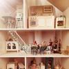 2Pcs 1 12 Scale Dollhouse Furniture, Wooden Miniature Stairs Dollhouse Furniture Right and Left Armrest Handrail DIY Unpainted Staircase for Accessories, 1 12 Scale view 4
