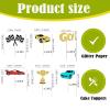 12 Pcs Race Car Cupcake Toppers  Glitter Race Car Trophy Cupcake Decorations for Motorsport Theme Parties, Birthdays Party Supplies view 2