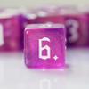 10 PC D6 dice 16mm Acrylic Dice Set for RPG MTG DND Dice Table Games and Board Games (Pink) view 4