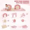 HAHASOLE Foam Climbing Toys for Toddlers, 13pcs Climb and Crawl Activity Playset, Soft Play Climbing Blocks for Toddlers, Indoor Crawling Sliding Toys, High-Density Foam Play Structures for Playroom view 4