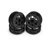 1.9 Carbon Fiber Beadlock Wheels Rim for 1/10 RC Rigs Crawler SCX10 Capra TRX4 TF2 Gmade R1 Element Enduro CC01 DIY (Black D) view 1