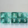 10 PC D6 dice 16mm Acrylic Dice Set for RPG MTG DND Dice Table Games and Board Games (Cyan) view 3