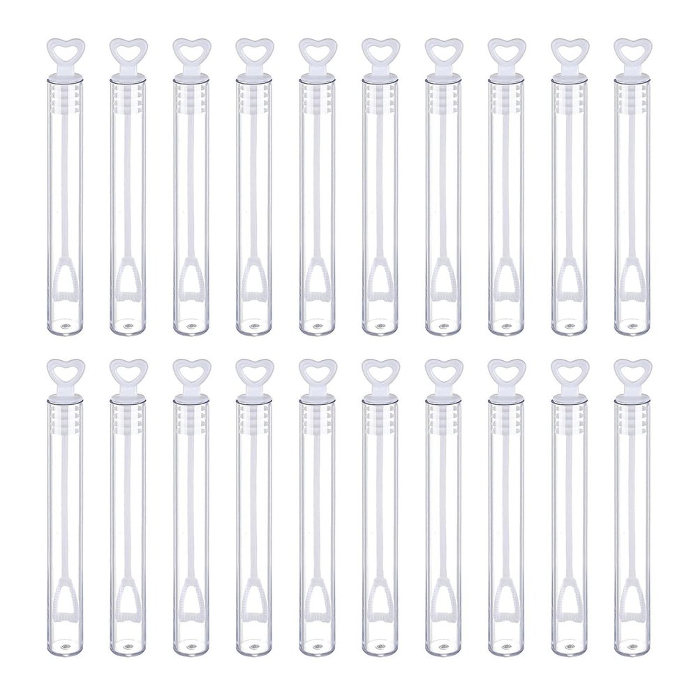 20Pcs Wedding Bubble Tubes Essential For Weeding Party Celebration Memorable Bubble Tube