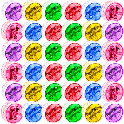 36 Pack Led Light up Yo Yo Bulk Light up Responsive Ball Colorful Beginner Yo Yo Ball for Kids Birthday Party Goodie Bag Fillers Classroom Rewards, 6 Colors