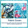2 Pack Inflatable Pool Noodle Floats, 54 Large Swim Pool Noodles for Floating, Soft Fabric Covered Swimming Noodles Toys for Adults Pool Accessories, Premium Buoyancy for Swimming Floating view 4