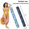2 Pack Inflatable Pool Noodle Floats, 54 Large Swim Pool Noodles for Floating, Soft Fabric Covered Swimming Noodles Toys for Adults Pool Accessories, Premium Buoyancy for Swimming Floating view 3