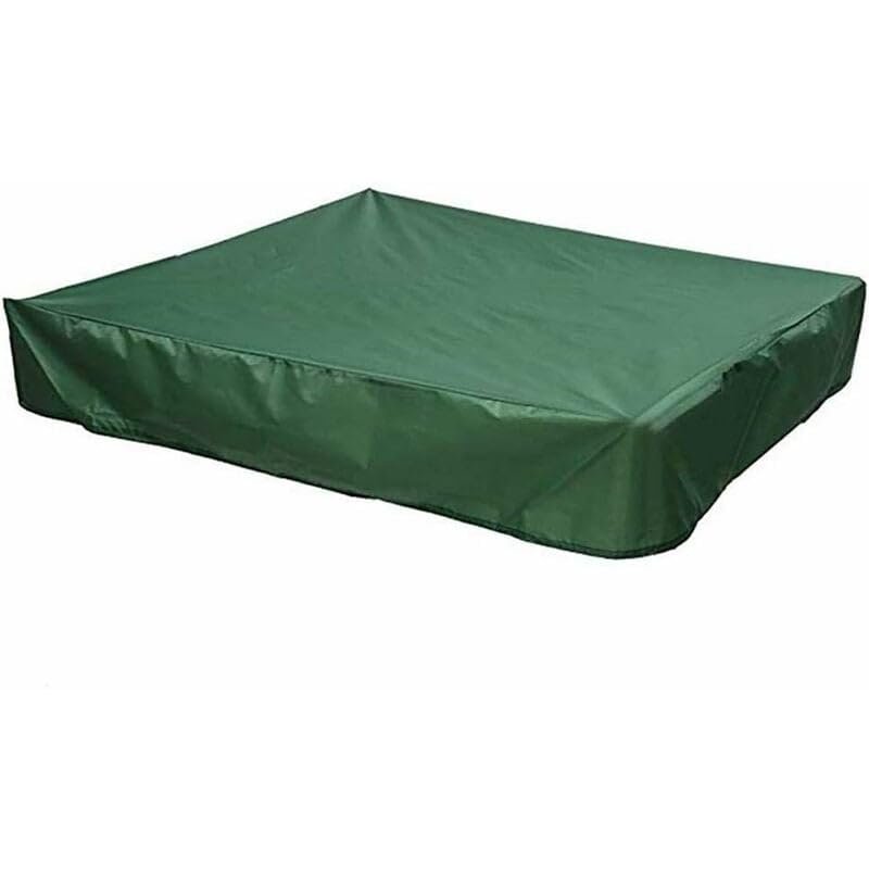 Children's Toy Sand Box Garden Yard Square Small Waterproof Bath Blanket Parasol Green 180 x 180 cm