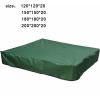 Children's Toy Sand Box Garden Yard Square Small Waterproof Bath Blanket Parasol Green 180 x 180 cm view 2