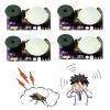 4 Pack Annoyatron Random Noise Maker, Annoyatron 3.0 Noise Maker Prank, Annoy A Tron Prank, Hidden Pranks Beeping Several Months, Funny Office Pranks for Adults (Purple) view 1