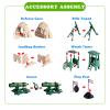 180 PCS Army Men Military Base Toy Set, Military Soldier Action Figures with Army Accessories, Gifts for Kid Boy Toddler view 2