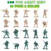 180 PCS Army Men Military Base Toy Set, Military Soldier Action Figures with Army Accessories, Gifts for Kid Boy Toddler view 3
