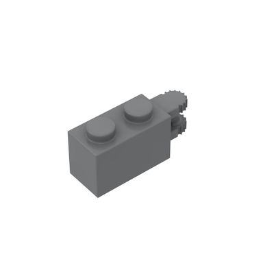 XYEIUGO 30540 Hinge Brick 1x2 Locking with 2 Fingers Horizontal End, 50 pcs
