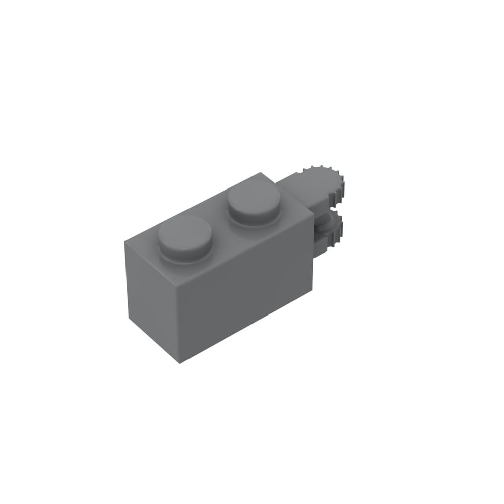 XYEIUGO 30540 Hinge Brick 1x2 Locking with 2 Fingers Horizontal End, 50 pcs
