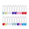 100pcs Multicolor Pins Baby Kids Cloth Nappy Locking Pins Brooches Sewing Accessories Head Brooch Pin view 3