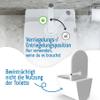 SIPO Toilet Seat Lock - Child Lock up to 22 cm, White ABS Safety Latch, No Drilling - Self-Adhesive, One-Handed Operation view 3