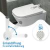 SIPO Toilet Seat Lock - Child Lock up to 22 cm, White ABS Safety Latch, No Drilling - Self-Adhesive, One-Handed Operation view 4