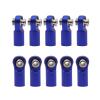 Compatible with Arrma for Granite for Senton for Vorteks for Typhon for Tamiya 1/10 RC Car Crawler M4 22mm Link Tie Rod End Ball Joint RC Tie Link Rods(Blue) view 1