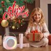 TANALAZ Karaoke Machine 2 Microphones for Home Party with Phone Holder, Wireless Portable Bluetooth Speaker with Dynamic Lights for Kids Adults Mini Voice Changer Mic Speaker Set view 2