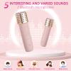 TANALAZ Karaoke Machine 2 Microphones for Home Party with Phone Holder, Wireless Portable Bluetooth Speaker with Dynamic Lights for Kids Adults Mini Voice Changer Mic Speaker Set view 4
